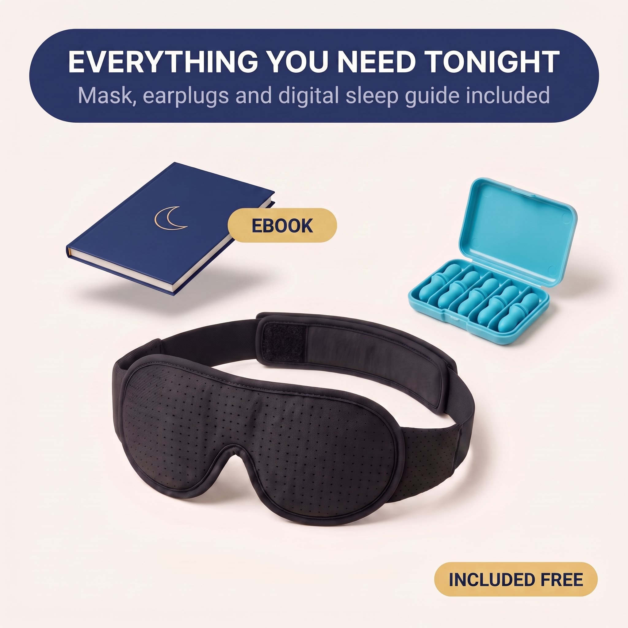 The Blackout Mask™ – 3D Contoured Sleep Mask