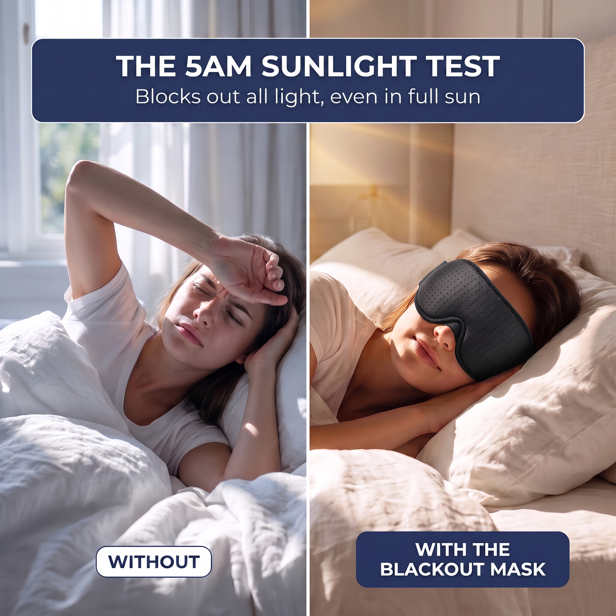 The Blackout Mask™ – 3D Contoured Sleep Mask