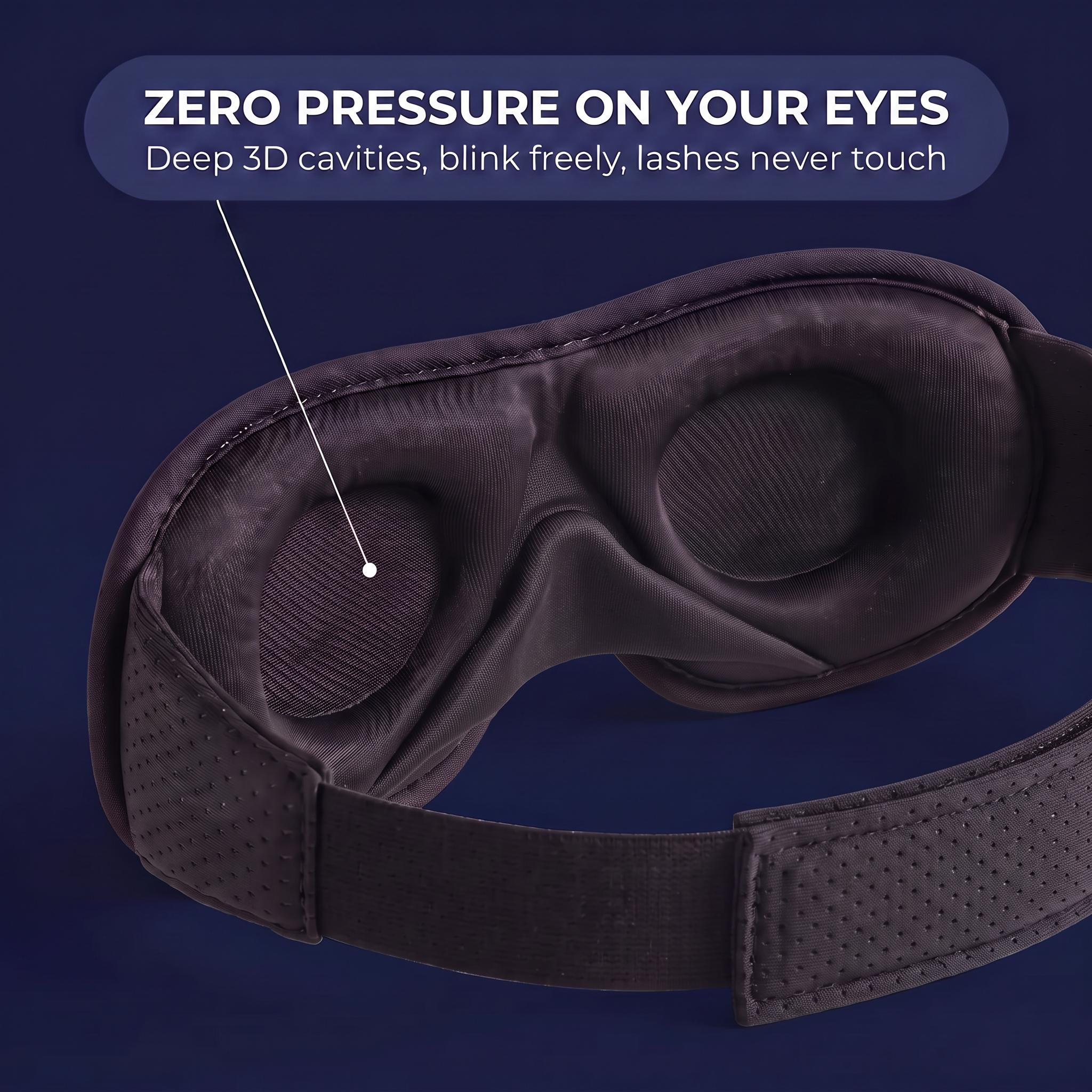 The Blackout Mask™ – 3D Contoured Sleep Mask