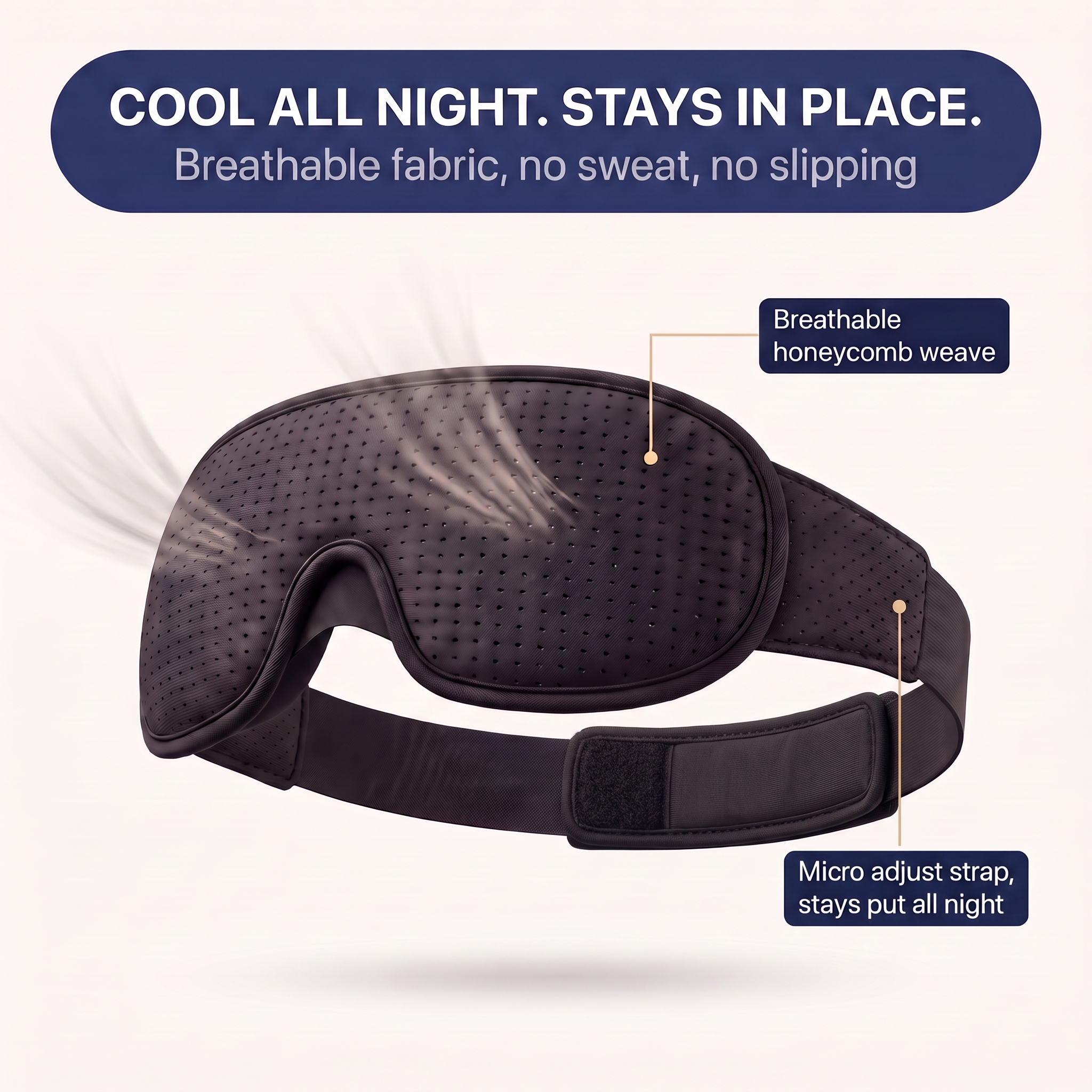 The Blackout Mask™ – 3D Contoured Sleep Mask