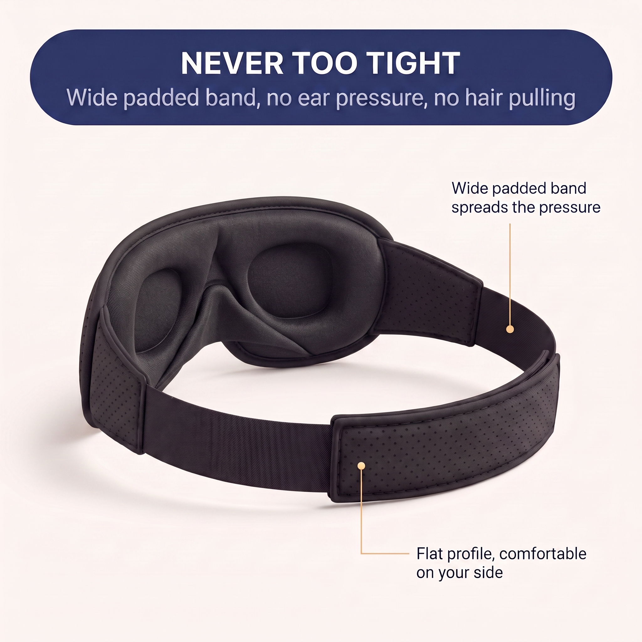 The Blackout Mask™ – 3D Contoured Sleep Mask