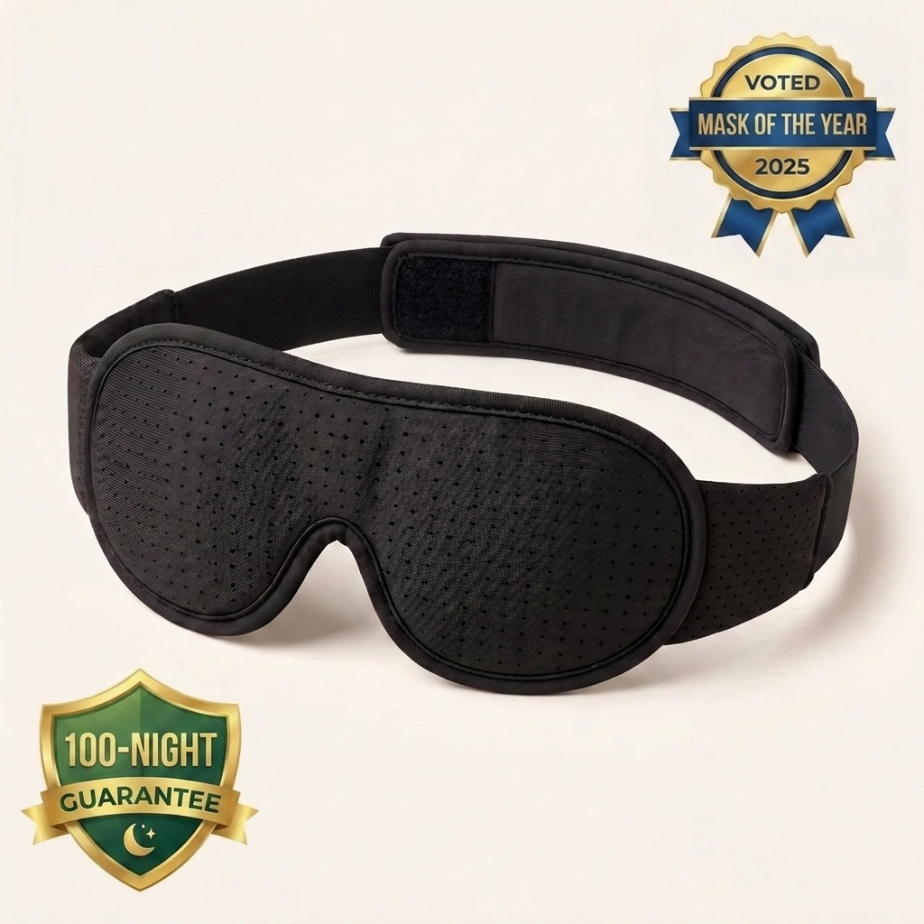 The Blackout Mask™ – 3D Contoured Sleep Mask